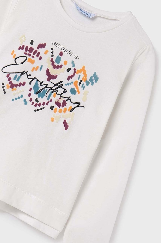 Mayoral longsleeve dziecięcy 7015.8F.Junior.9BYH fioletowy AW24