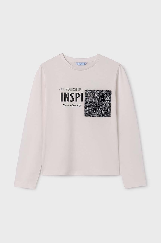 Mayoral longsleeve copii print bej 7017.8G.Junior.9BYH