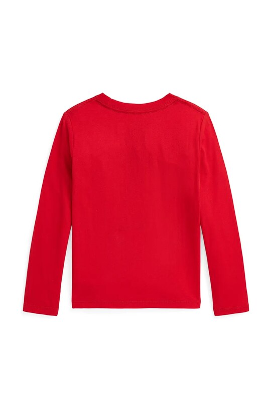 Хлопковый детский лонгслив Polo Ralph Lauren 312952134002 красный AW24