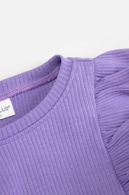 Dziewczynka Coccodrillo longsleeve dziecięcy ZC4143101AGK fioletowy