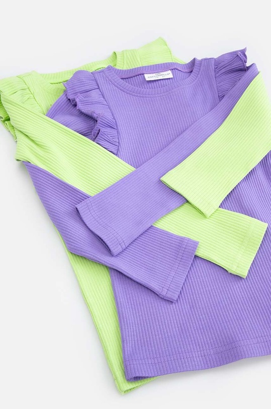 Coccodrillo longsleeve dziecięcy ZC4143101AGK fioletowy