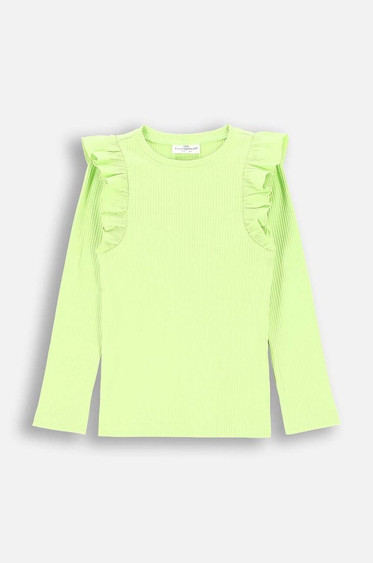 Coccodrillo longsleeve dziecięcy ZC4143101AGK zielony AW24