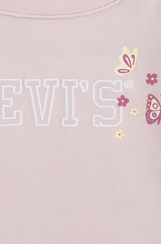 Fete Levi's longsleeve bebelusi LS PUFF DETAIL TOP 1EK965 roz