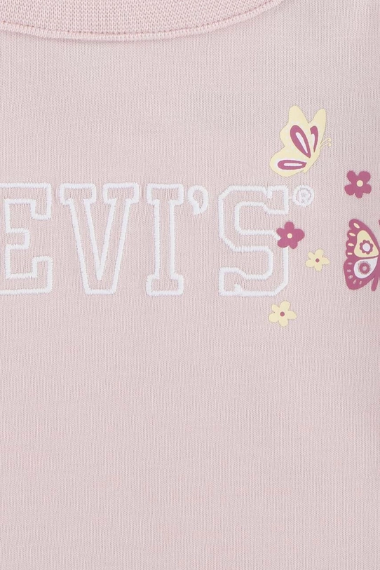 Дівчинка Лонгслів для немовлят Levi's LS PUFF DETAIL TOP 1EK965 рожевий