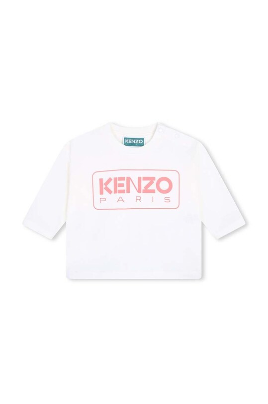 Хлопковый детский лонгслив Kenzo Kids хлопок бежевый K60489.71.81