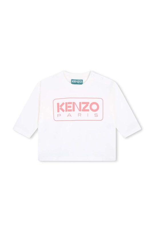 Хлопковый детский лонгслив Kenzo Kids хлопок бежевый K60489.71.81