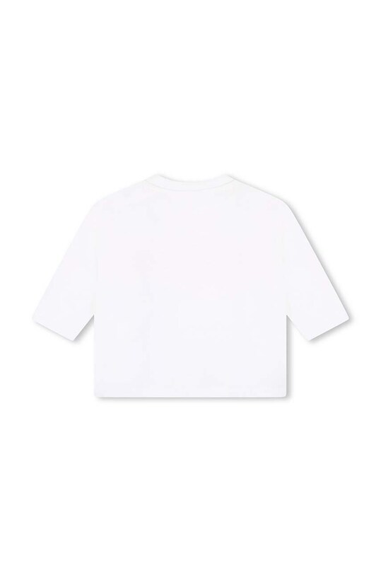 Хлопковый детский лонгслив Kenzo Kids K60489.71.81 бежевый AW24