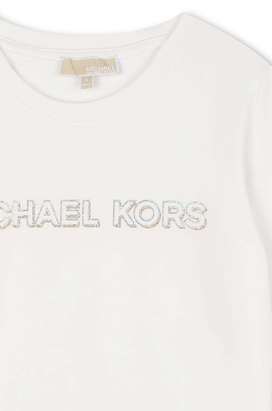 Fete Michael Kors longsleeve copii R30138.114.150 alb