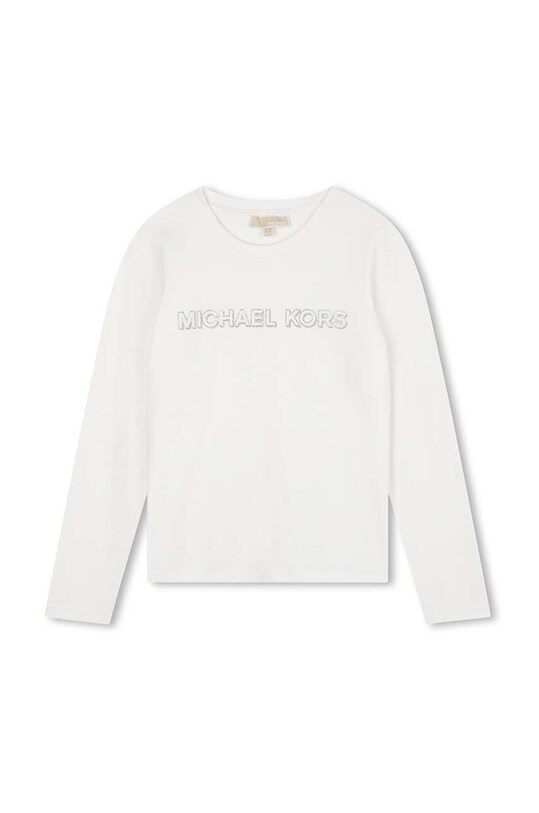 Michael Kors maglietta a maniche lunghe per bambini tessuto elasticizzato bianco R30138.156