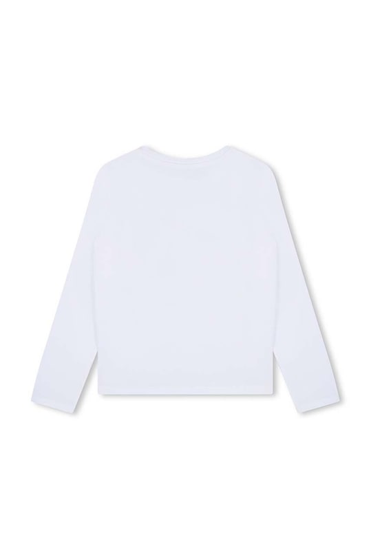 Michael Kors longsleeve bawełniany dziecięcy R30144.86.108 biały AW24