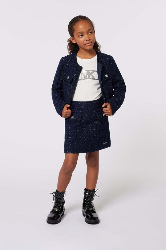Dziewczynka Michael Kors longsleeve dziecięcy R30145.86.108 biały