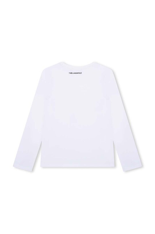 Дитячий лонгслів Karl Lagerfeld Z30209.86.108 білий AW24