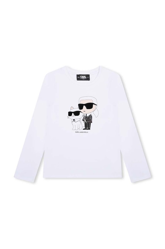 Дитячий лонгслів Karl Lagerfeld Z30209.156.162 білий AW24