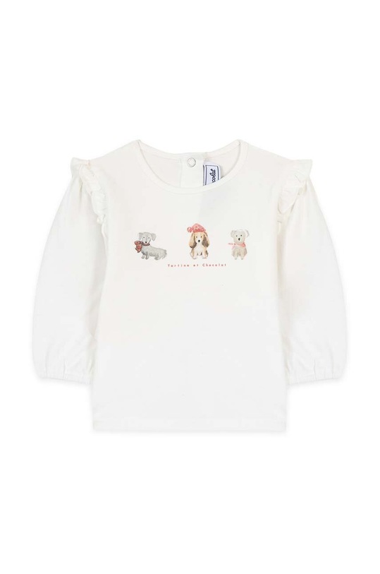 Dječja majica dugih rukava Tartine et Chocolat TZ10011.80.94 narančasta AW24