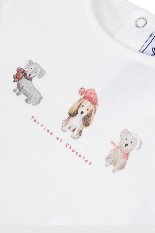 Dječja majica dugih rukava Tartine et Chocolat narančasta TZ10011.80.94