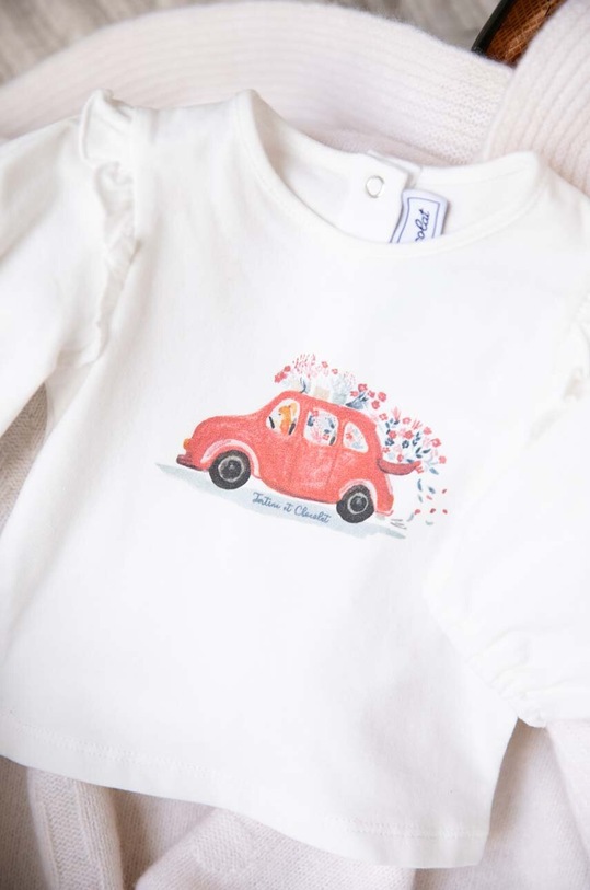 Tartine et Chocolat longsleeve dziecięcy TZ10011.104 biały