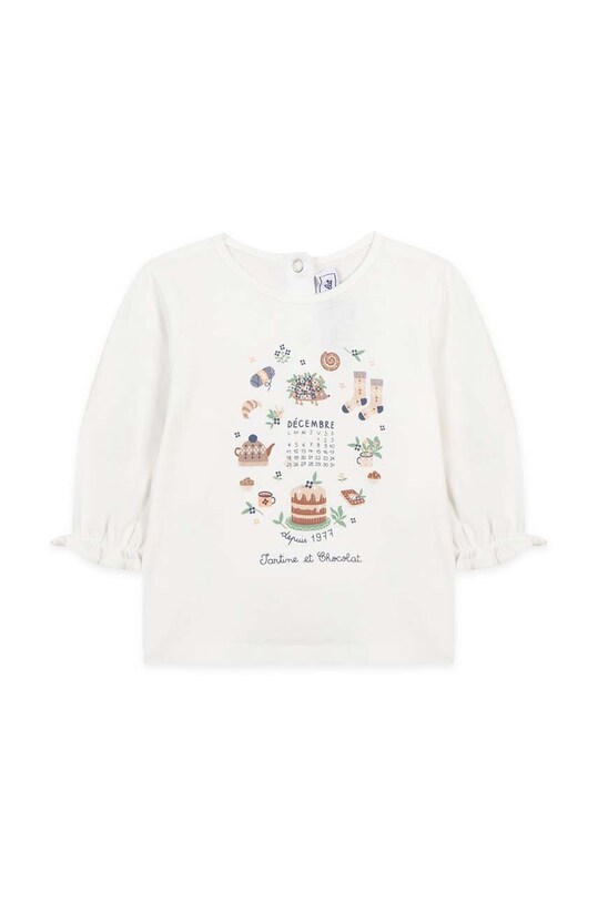 Παιδικό μακρυμάνικο Tartine et Chocolat TZ10021.80.94 λευκό AW24