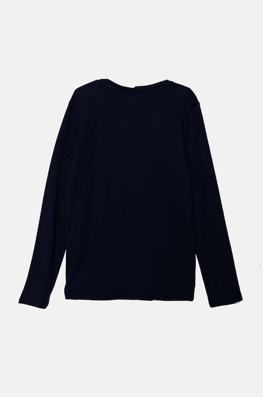 Παιδικό βαμβακερό μακρυμάνικο United Colors of Benetton 3I9WC10JR.G.Seasonal σκούρο μπλε AW24