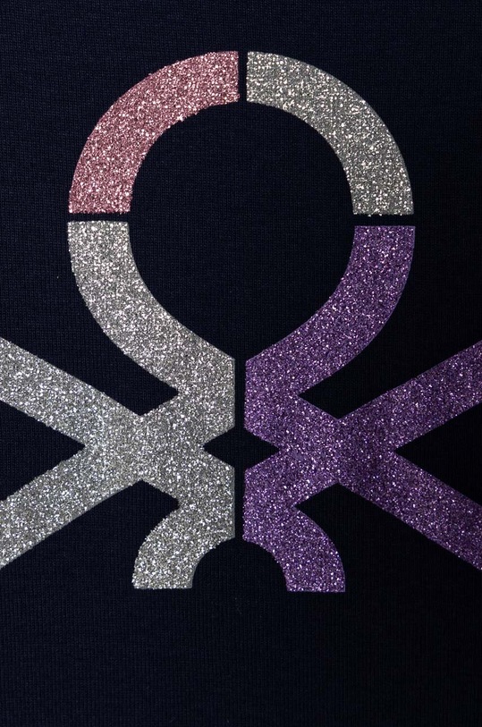 Κοριτσίστικα Παιδικό βαμβακερό μακρυμάνικο United Colors of Benetton 3I9WC10JR.G.Seasonal σκούρο μπλε