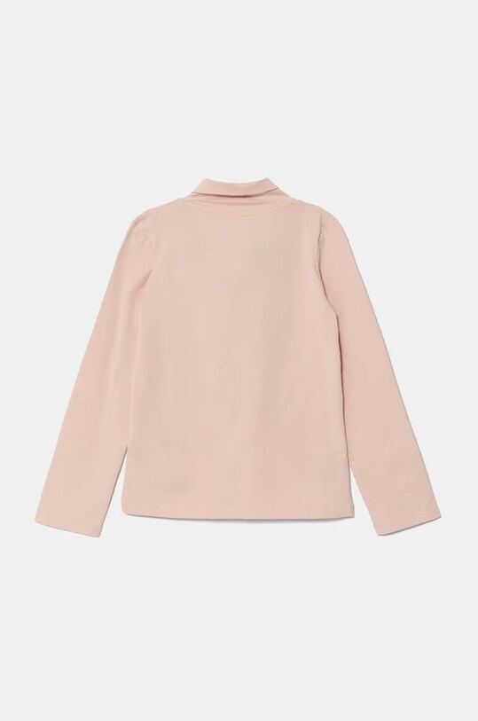 Дитячий лонгслів Calvin Klein Jeans IG0IG02811.9BYH. рожевий AW24