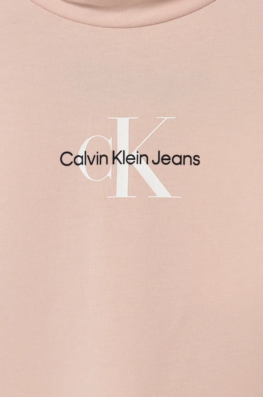 Dziewczynka Calvin Klein Jeans longsleeve dziecięcy IG0IG02811.9BYH. różowy
