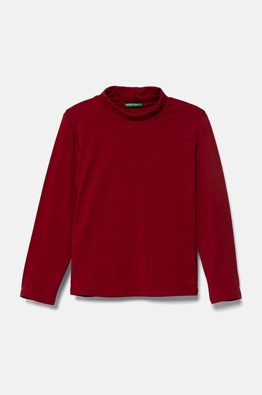 Детский лонгслив United Colors of Benetton с эластаном бордо 3P4ZG200D.P.Seaso.9BYH