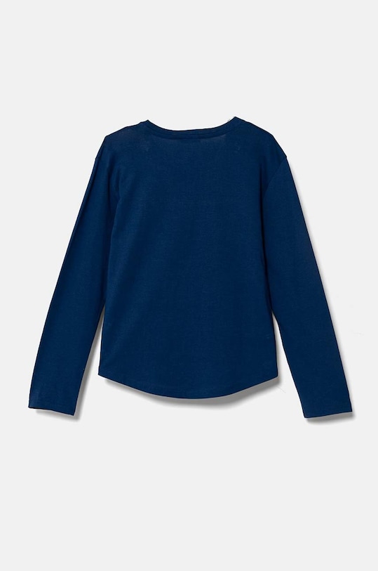 United Colors of Benetton longsleeve din bumbac pentru copii 3I1XC10KC.G.Seasonal bleumarin AW24