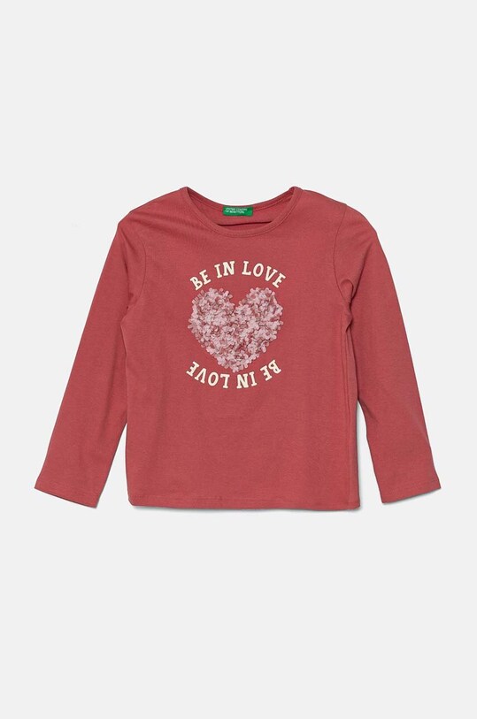 United Colors of Benetton tricou copii imprimeu roz 3I1XG10FG.P.Seasonal