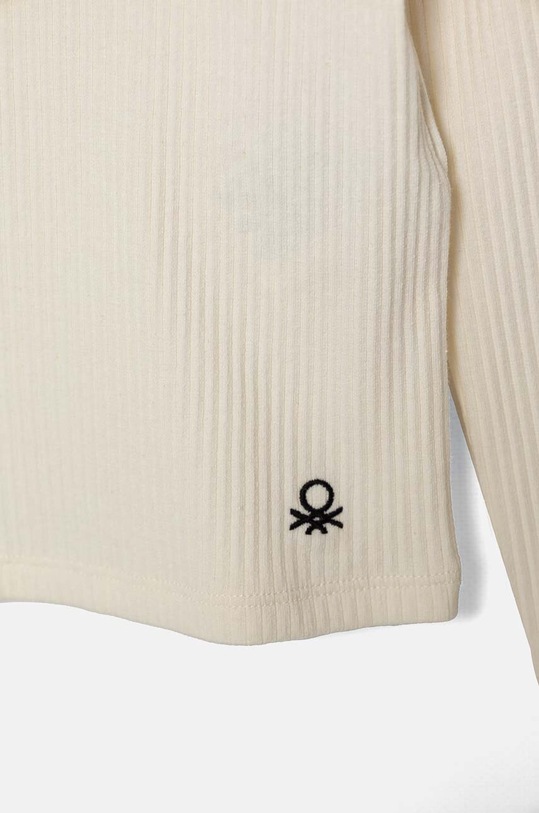 DÍVKA Dětské tričko s dlouhým rukávem United Colors of Benetton 39QFC10K5.G.Seasonal béžová