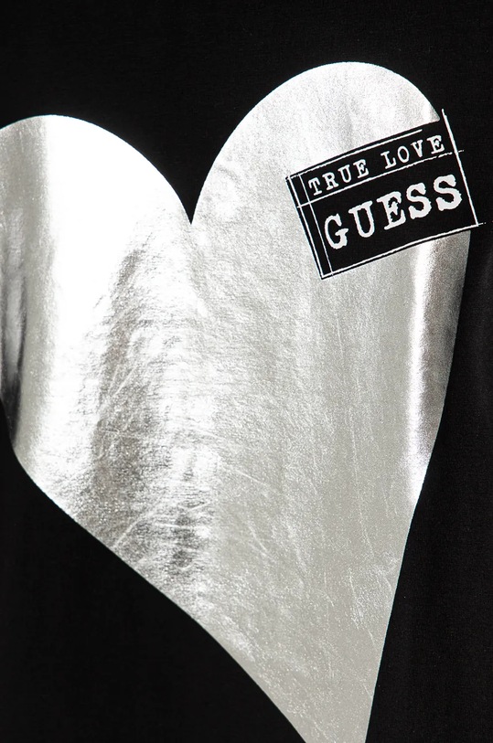 DÍVKA Dětské tričko s dlouhým rukávem Guess J4BI16.J1314.9BYH černá