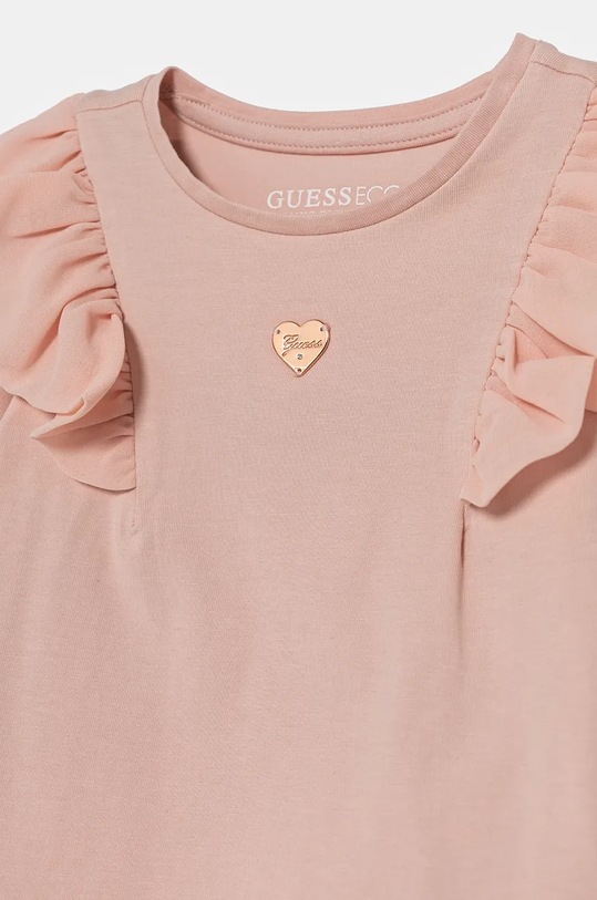 Dziewczynka Guess longsleeve dziecięcy K4BI20.J1314.9BYH różowy