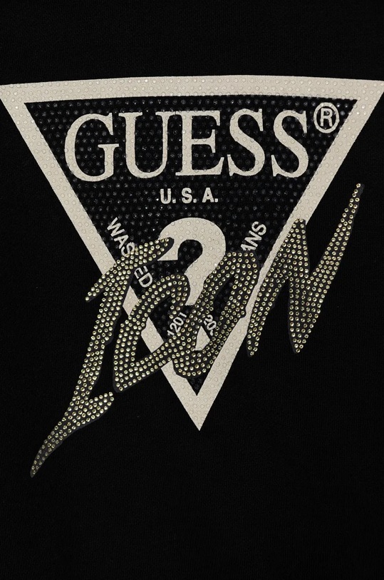 DÍVKA Dětská bavlněná mikina Guess J4BQ04.KAV34.9BYH černá