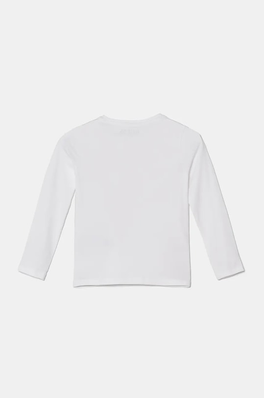 Guess longsleeve dziecięcy K4BI04.J1314.9BYH biały AW24