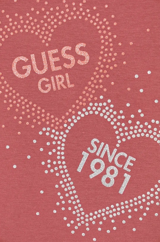 Dziewczynka Guess longsleeve dziecięcy K4BI04.J1314.9BYH różowy