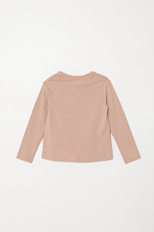 Guess longsleeve dziecięcy K4BI05.J1314.9BYH pomarańczowy AW24