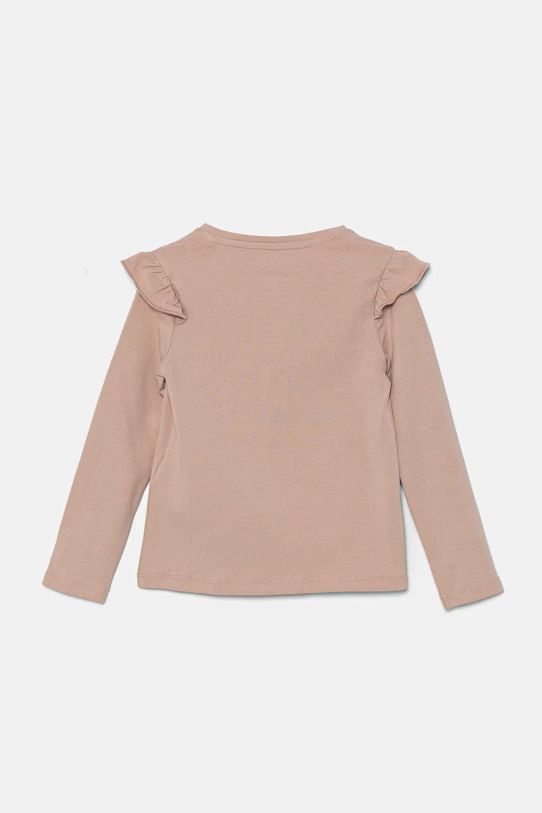 Guess longsleeve dziecięcy K4BI09.J1314.9BYH różowy AW24