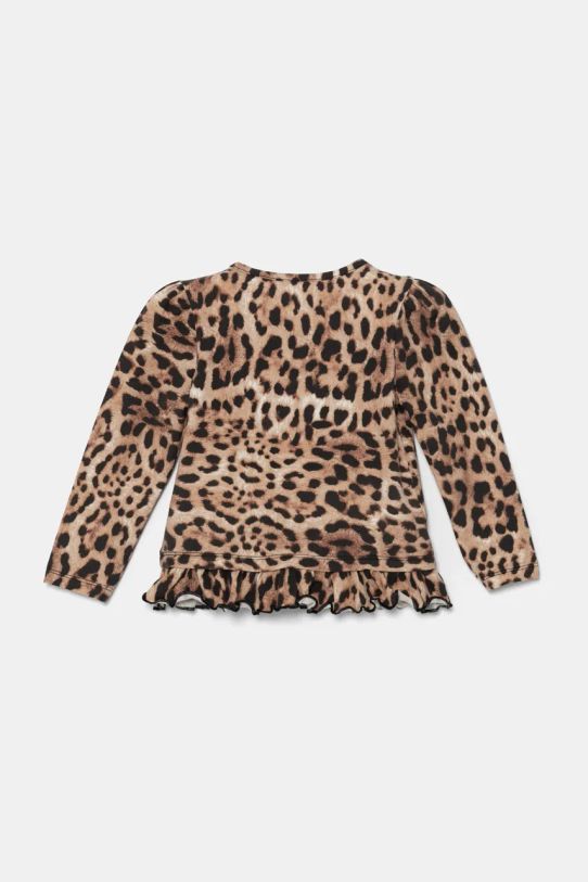 Guess longsleeve dziecięcy K4BI10.J1313.9BYH brązowy AW24