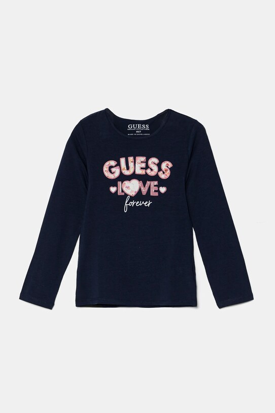 Guess longsleeve copii print bleumarin K4BI16.J1314.9BYH