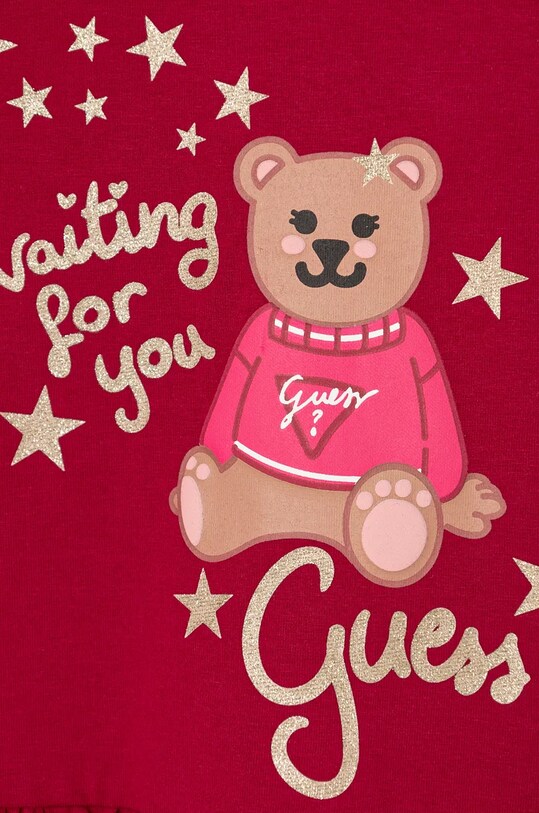 Dziewczynka Guess longsleeve dziecięcy K4BI17.J1314.9BYH różowy