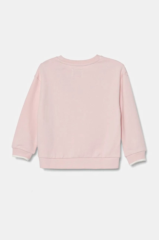 Guess bluza bawełniana dziecięca K4BQ08.KAX74.9BYH różowy AW24