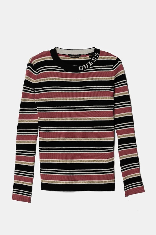 Dětské tričko s dlouhým rukávem Guess s elastanem oranžová J4BI24.Z3AG0.9BYH