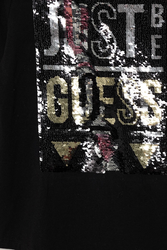 Dziewczynka Guess longsleeve dziecięcy J4BI30.J1314.9BYH czarny