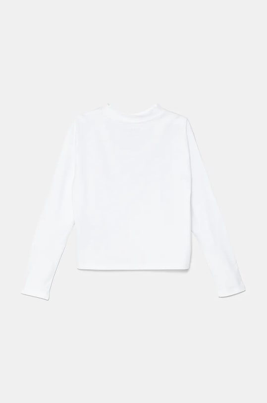 Detské tričko s dlhým rukávom Guess J4BI01.J1314.9BYH biela AW24
