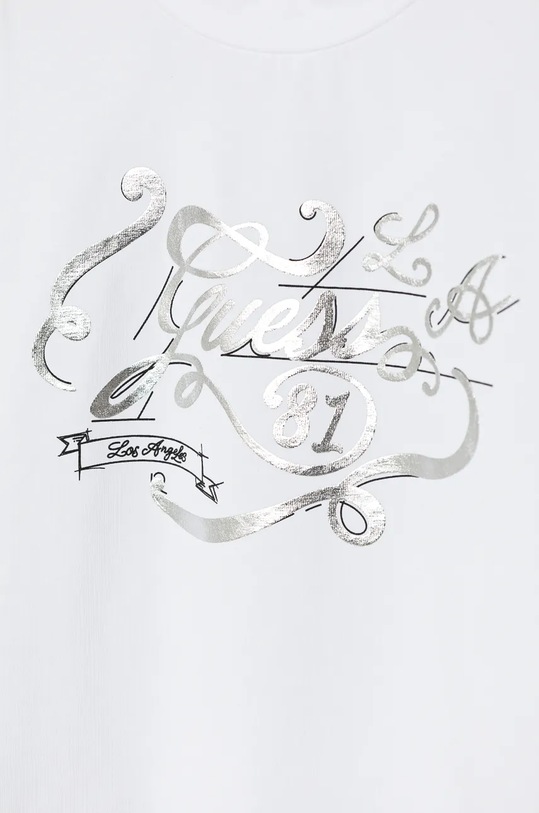 Dievča Detské tričko s dlhým rukávom Guess J4BI01.J1314.9BYH biela