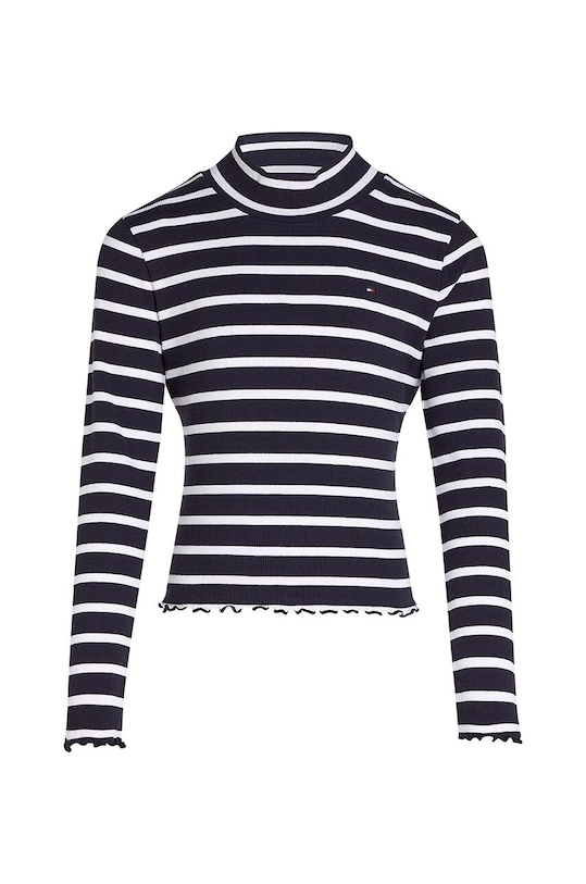 Детский лонгслив Tommy Hilfiger KG0KG08174.9BYH. тёмно-синий AW24
