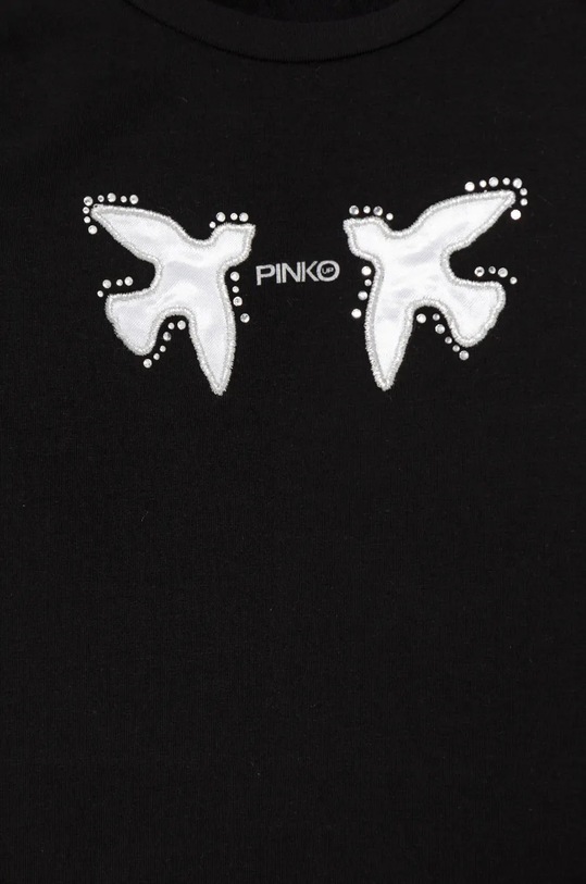 Момиче Детска блуза с дълги ръкави Pinko Up F4PIBGTH164 черен