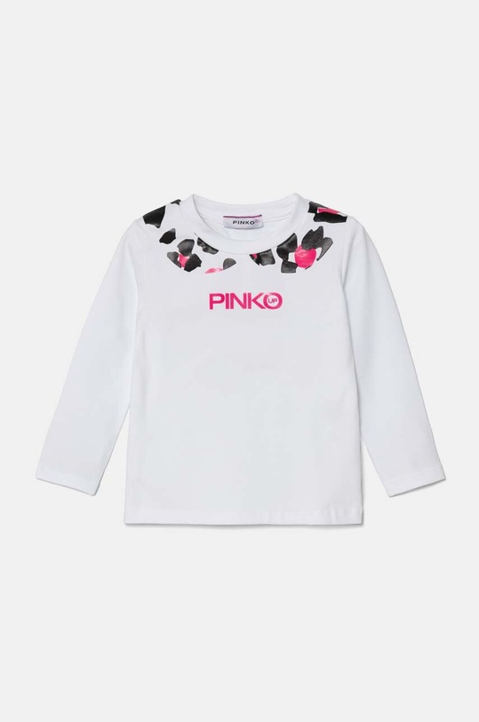 Pinko Up longsleeve copii print alb F4PIBGTH195
