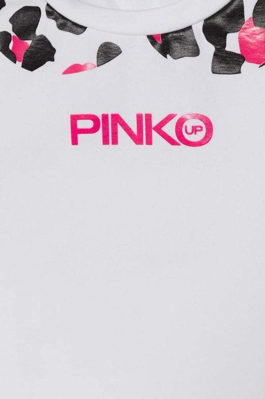 Fete Pinko Up longsleeve copii F4PIBGTH195 alb
