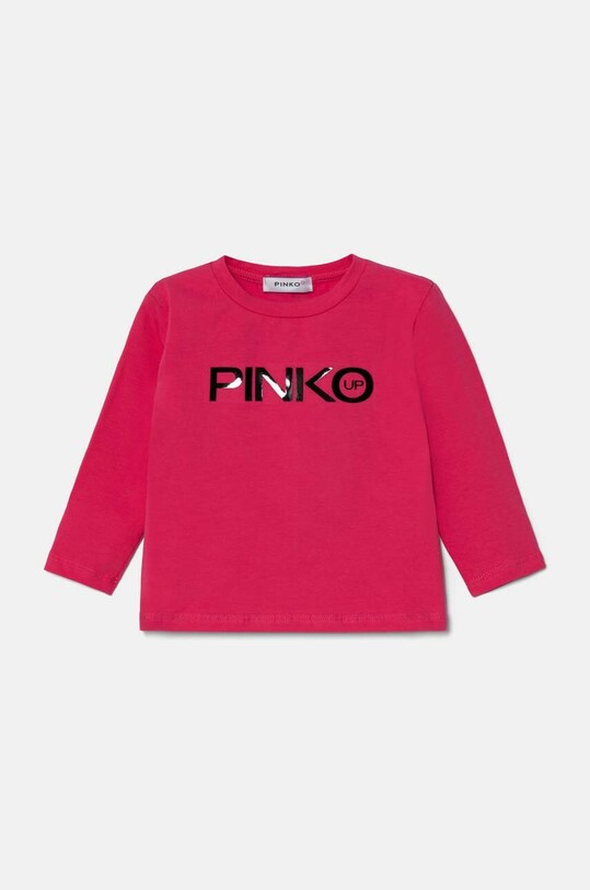Дитячий лонгслів Pinko Up з еластаном рожевий F4PIBGTH204