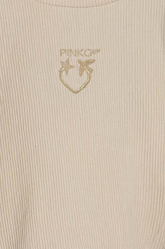 Djevojčice Dječja majica dugih rukava Pinko Up F4PIBGTN148 bež